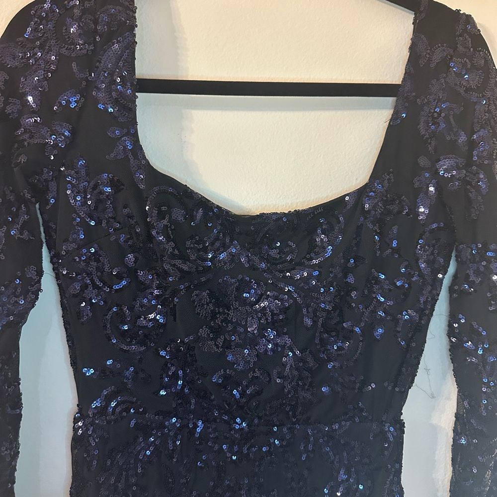 Windsor Elegant Purple/Blue Sequin Dress
